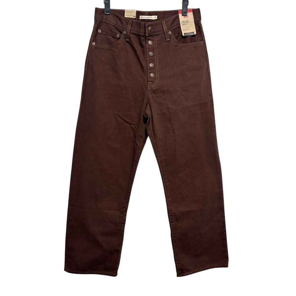 Levi's Women's Cropped Jeans - Dark Brown